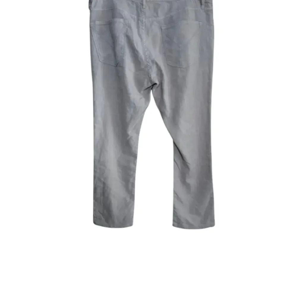 John Varvatos Bowery Linen Pants Men 34 Slim Straight Natural Casual Lightweight